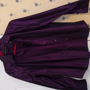 Silk blouse Linda Allard for Ellen Tracy. Size 8 purple